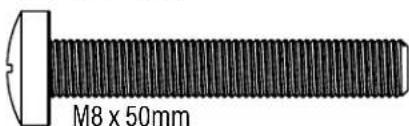 Secura QMF320B2 - TV Screws - 8
