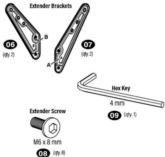 Secura QMF320B2 - STEP1 Parts and Hardware (continued) - 2