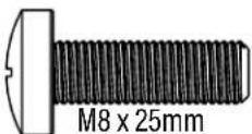 Secura QMF320B2 - TV Screws - 7