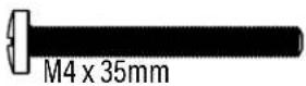 Secura QMF320B2 - TV Screws - 2