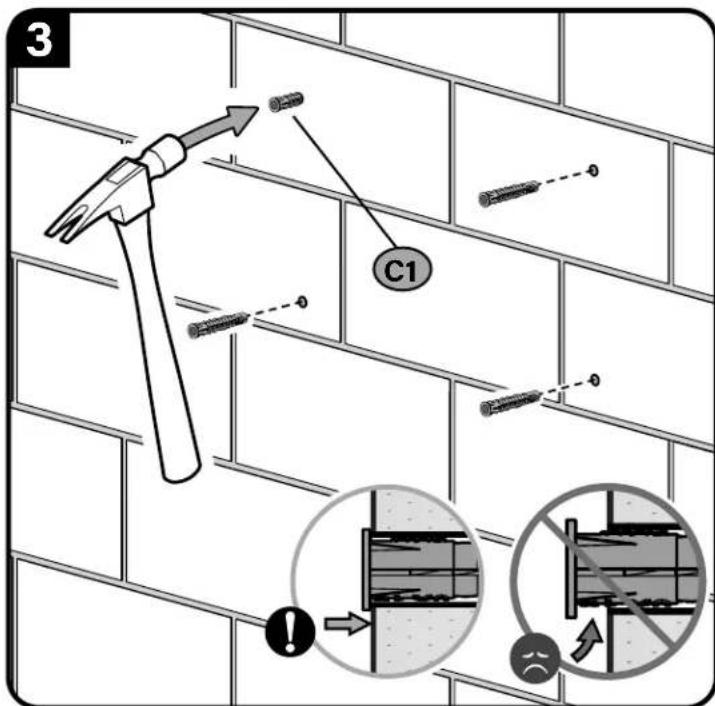 Secura QLF425B2 - Concrete Anchor Kit CMK1 is not included Contact - 3