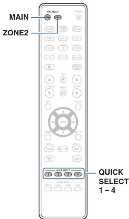 DENON AVRS970H - Fonction de sélection rapide plus - 1