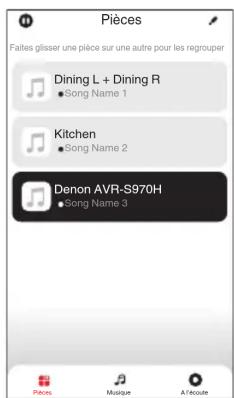 DENON AVRS970H - Sélectionner une pièce/un dispositif - 2