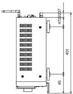 MARANTZ Cinema 50 - Dimensions (unité : mm) - 2