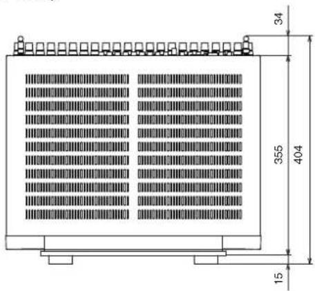 MARANTZ Cinema 50 - Dimensions (unité : mm) - 1