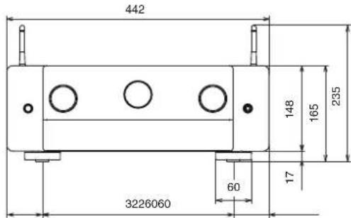 MARANTZ Cinema 50 - Dimensions (unité : mm) - 3