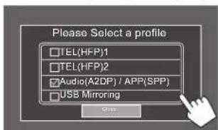 JVC KWM788BH - Choisissez le profil pour le périphérique - 1