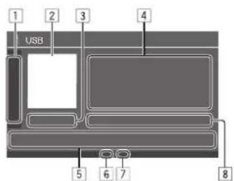 JVC KWM788BH - Informations de lecture et utilisation des touches - 1
