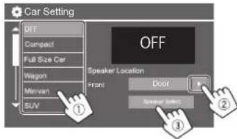 JVC KWM788BH - Réglages - 1