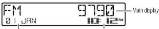 JVC KDT925BTS - Change the display information - 1