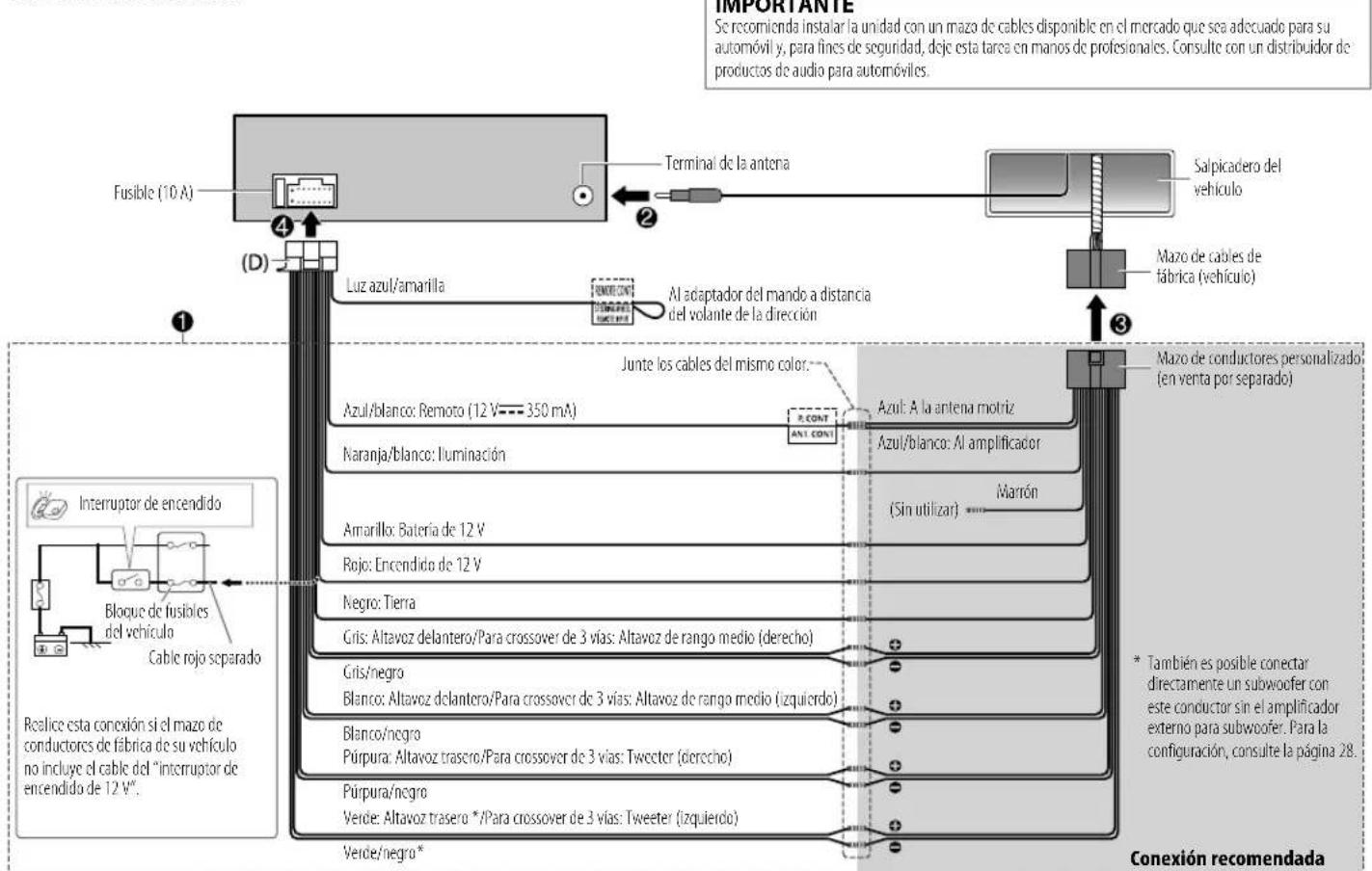 JVC KDT925BTS - Instalacion/Conexion - 1