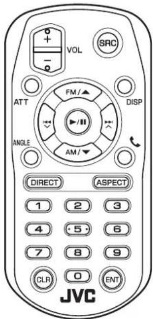 JVC KWM780BT - Opérations de base (RM-RK2S8) - 1