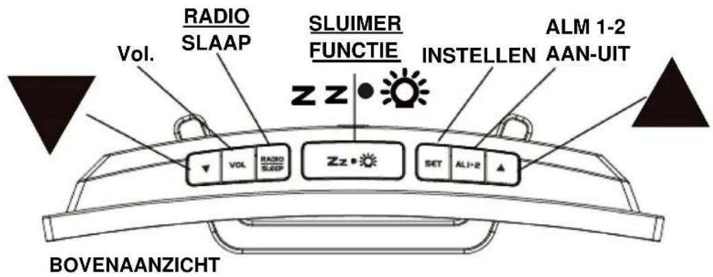 TECHNOLINE WT 460 - LED Digitaal FM Wekkerradio met 2 Alarmeren - 1