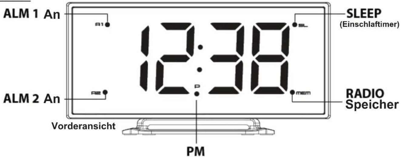 TECHNOLINE WT 460 - LED Digital FM Radiowecker mit 2 Alarmzeiten - 2