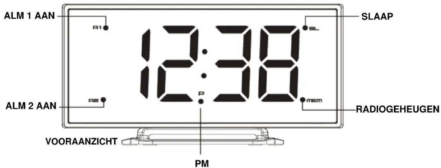 TECHNOLINE WT 460 - LED Digitaal FM Wekkerradio met 2 Alarmeren - 2