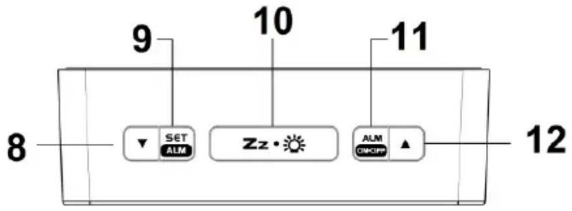 TECHNOLINE WT 496 - WT 496 - MANUALE DI ISTRUZIONI SVEGLIA LCD RADIOCONTROLLATA con 5 ALLARMI - 2