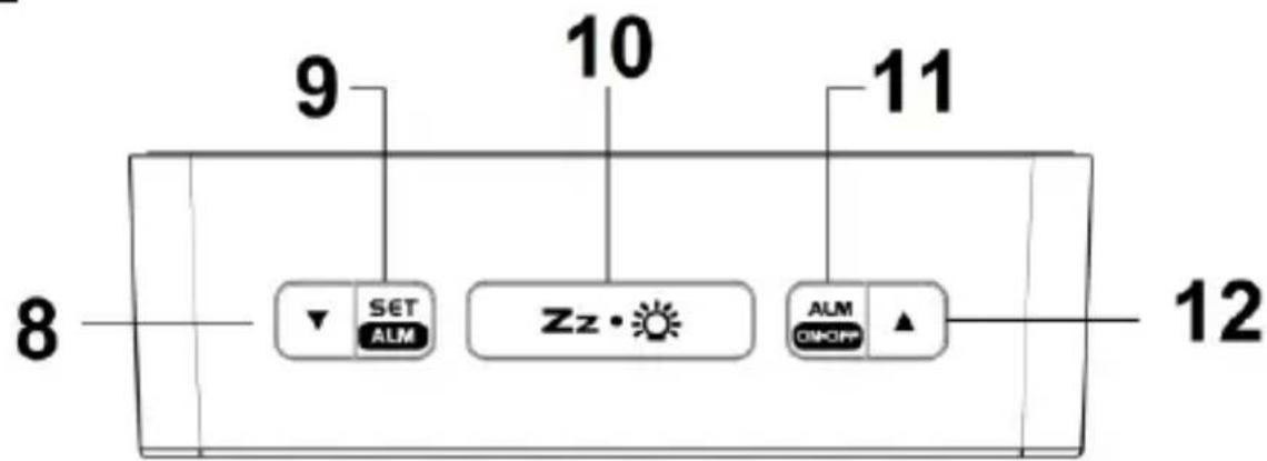 TECHNOLINE WT 496 - WT 496 – INSTRUKCJA OBSŁUGI ZEGAR STEROWANY SYGNAŁEM RADIOWYM Z WYŚWIETLACZEM LCD z 5 ALARMAMI - 2
