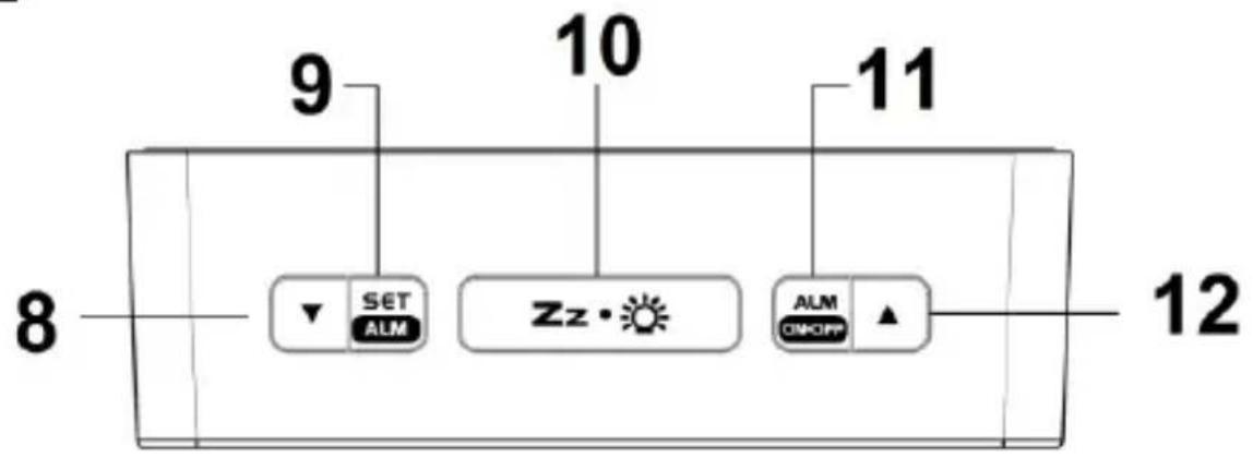 TECHNOLINE WT 496 - WT 496 - GEBRUIKERSHANDLEIDING RADIOGESTUURDE LCD WEKKER met 5 ALARMEN - 2