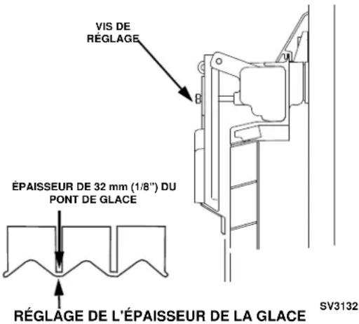 Manitowoc ST3000 - Contrôle de l'épaisseur de la GLACE - 1