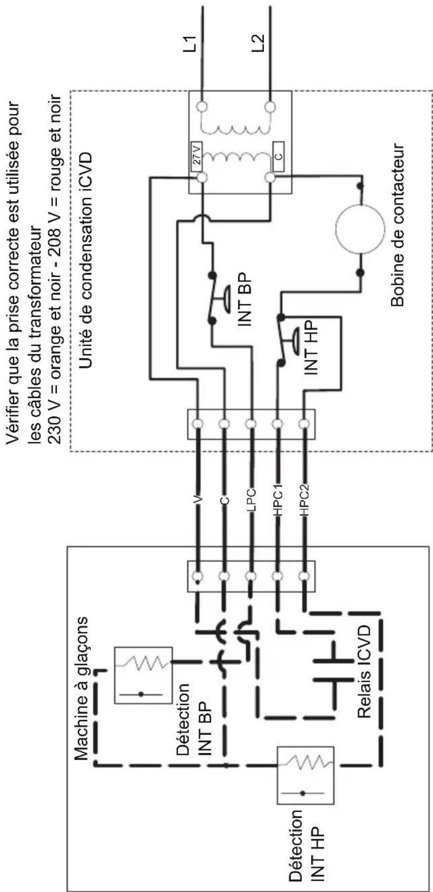 Manitowoc Indigo NXT IceBeverage Series 620C - Câblage d'interconnexion tous les modèles ICVD - 1