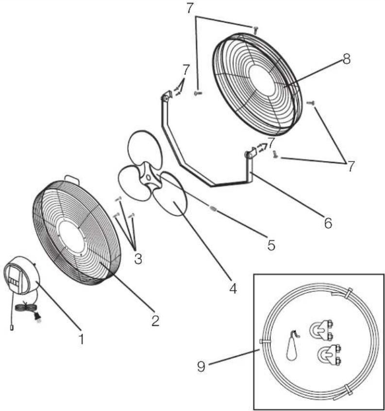 Air King 9314 - MODELO 9312 36L462 / 9314 36L463 / 9318 162P88 - 1
