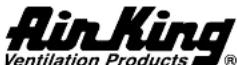 Air King 9530 - Garantie limitee - 1
