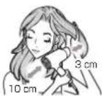 PANASONIC EHNA9J - ▶ Para proteger o seu cabelo - 4
