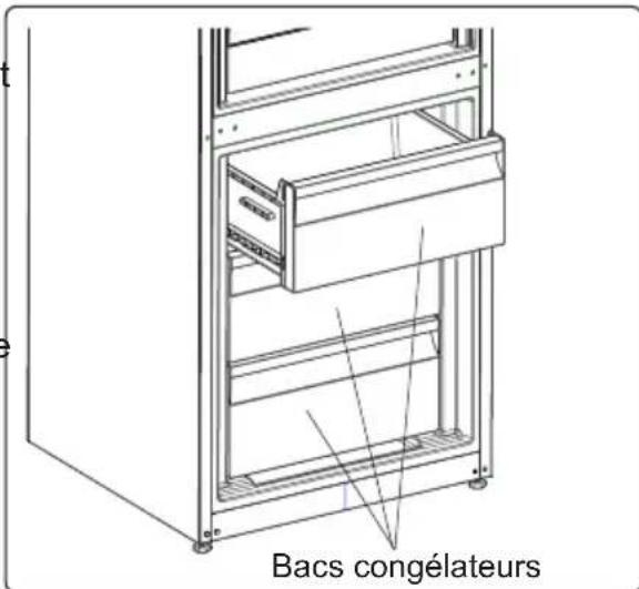 AEG LNT5MF32U0 - Retrait du bac congélateur : - 3