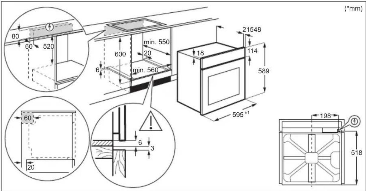 AEG Conventional EOH2H00BX - Vgradnja - 1