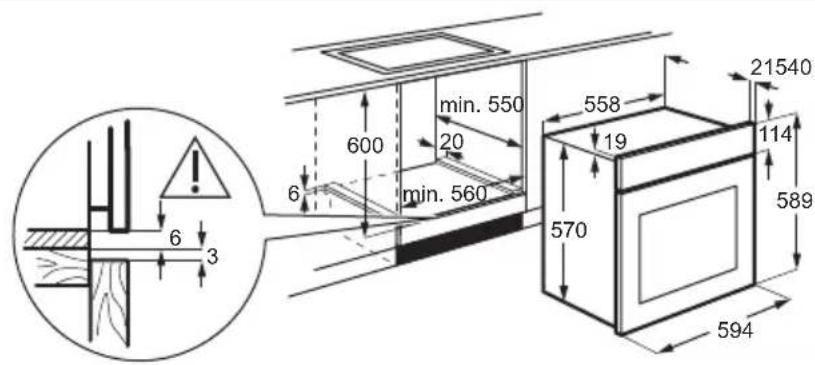 AEG SurroundCook EOF3H50BK - Incorporarea - 1