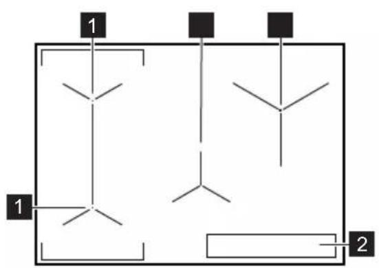 AEG SenseBoil I84AV423FB - Disposition de las zonas de coccción - 1