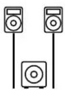HK AUDIO Linear 7 115 FA - Instalación como sistema 2.1 Stereo - 1