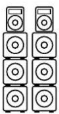 HK AUDIO Linear 7 115 FA - Instalación apilada - 1