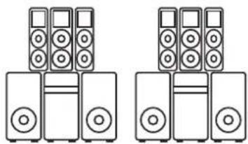 HK AUDIO Linear 9 110 XA - Montage en configuration cardioïde 2:1 - 1
