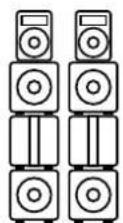 HK AUDIO Linear 7 110 XA - Conflurazione a cardioide 2:1 - 1