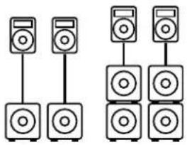 HK AUDIO Linear 7 110 XA - Instalacion con la barra distanciadora - 1