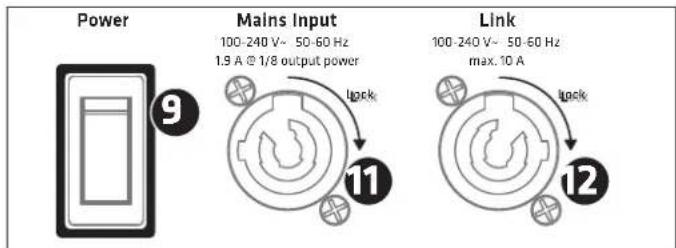 HK AUDIO LINEAR 9 112 XA - Mains Input - 1
