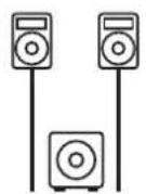 HK AUDIO LINEAR 9 112 XA - Montage en système stéréo 2.1 - 1