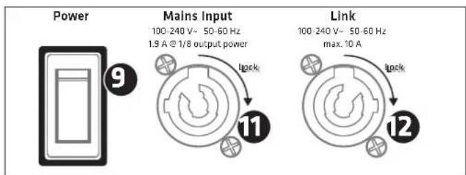 HK AUDIO LINEAR 9 112 XA - Mains Input - 1