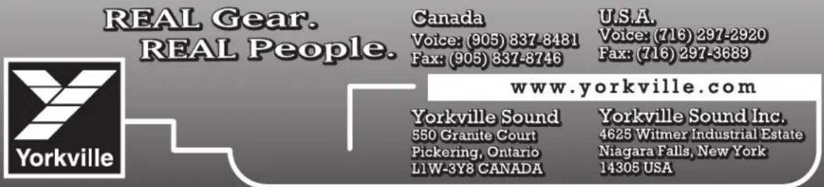YORKVILLE Synergy SA115S - Commande De Limite De Courant De Ligne - 1