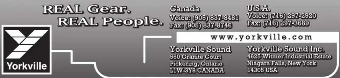 YORKVILLE Paraline PSA1S - Protection - 2