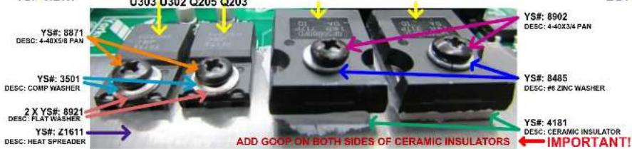 YORKVILLE Paraline PSA1S - MOUNTING HARDWARE FOR U302/U303 AND Q203/Q205: - 1