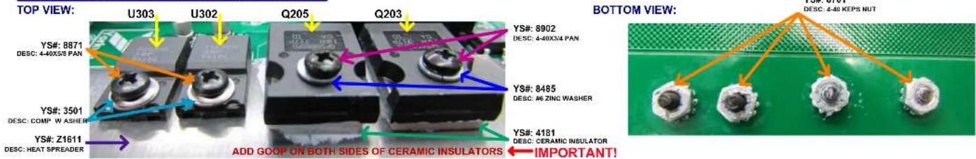 YORKVILLE Paraline PSA1S - MOUNTING HARDWARE & INSTRUCTIONS FOR HEAT SPREADER ZC1611: - 2