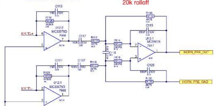 20k rolloff IOUTL+ 6 U12.2 MC33075D 7068 5014 C113 R110 R190 IK80 IOUTL- 2 U*2.1 MC33075D 7668 5014 C117 R112 (70V) 50V AOS R118 (70V) AOS C119 R114 (70V) AOS R118 (70V) AOS C120 R118 (70V) AOS R118 (70V) AOS C125 (70V) AOS R122 (70V) AOS C125 (70V) AOS IOUTL- 2 U*2.1 MC33075D 7668 5014 C121 R129 (70V) IOUTL- 2 IOUTL- 20kV IOUTL- 20kV IOUTL- 20kV IOUTL- 20kV IOUTL- 20kV IOUTL- 20kV IOUTL- 20kV IOUTL- 20kV