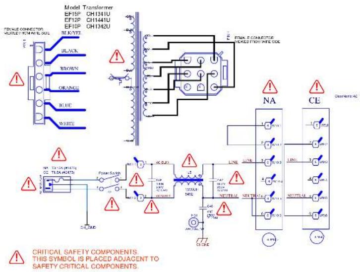 Model Transformer EF15P CH1341U EF12P CH11441U EF10P CH1342U FEMALE CONNECTOR HATZEL FLOWER SIDE BLK/YEI BLACK BROWN ORANGE BLUE WHITE NA TINCH (R473) CC TLX5A (R473) Power Switch AC 5.2V AC 5.2V AC 5.2V LINE LINE NEUTRAL NEUTRAL CA 5.2V CA 5.2V CA 5.2V CA 5.2V CA 5.2V CA 5.2V CA 5.2V CA 5.2V CA 5.2V CA 5.2V CA 5.2V CA 5.2V CA 5.2V CA 5.2V CA 5.2V NA CE Clearfield AC CRITICAL SAFETY COMPONENTS. THIS SYMBOL IS PLACED ADJACENT TO SAFETY CRITICAL COMPONENTS.