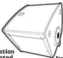 Line drawing of a mechanical housing or enclosure with no visible text or symbols