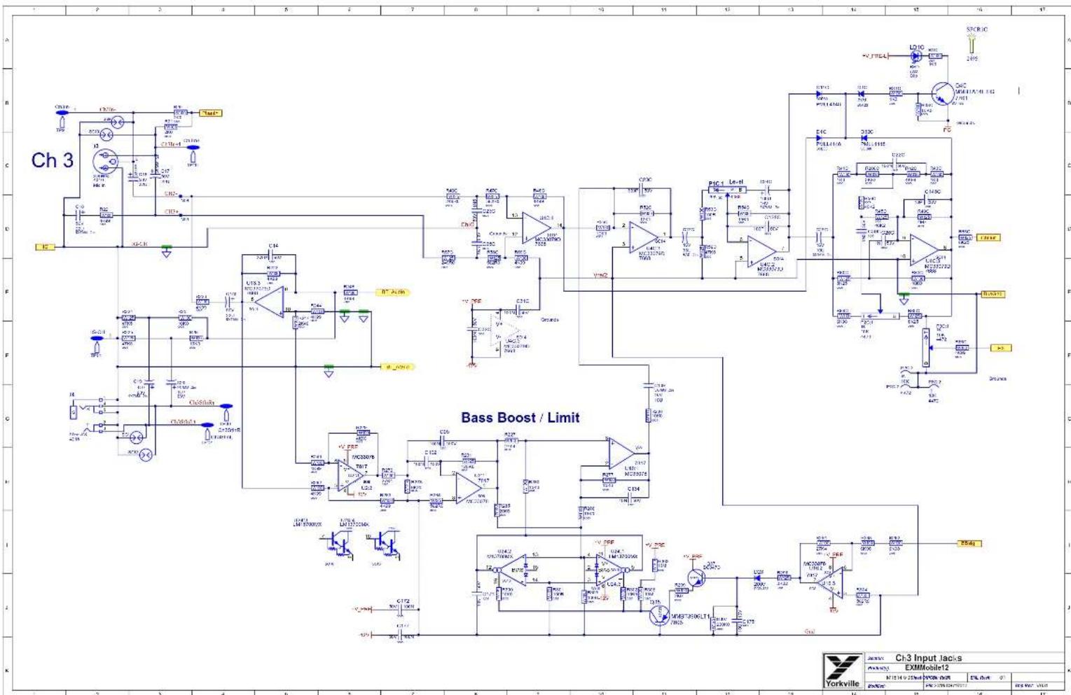 YORKVILLE EXM Mobile 12 - Block Diagram - EXM 70, EXM Mobile & Mobile12 - 7