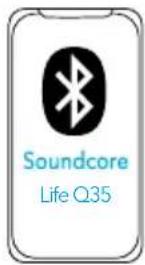 soundcore Life Q35 - Διαδικασία αντιστοίχισης με κάποια άλλη συσκευή - 1