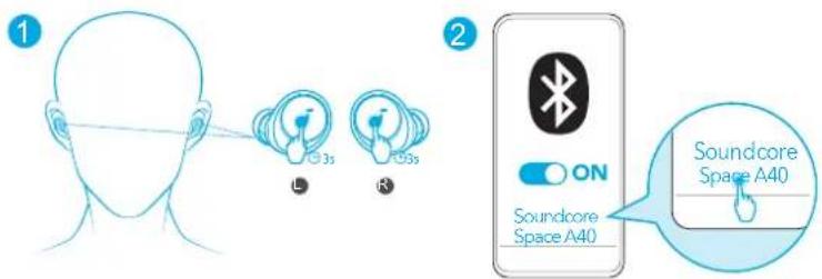 soundcore Space A40 - Chargement - 3
