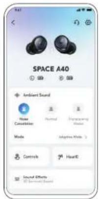 soundcore Space A40 - ノイズキャンセレーション - 1